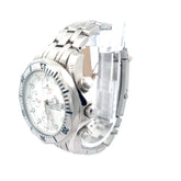 Pre-owned Omega Seamaster Chronograph White Dial Watch